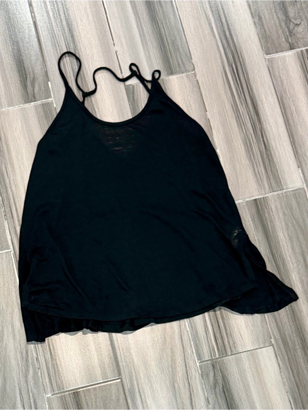 We The Free Black Layered Spaghetti-Strap Cami